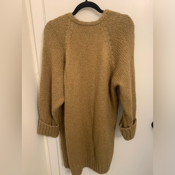 Zara Long Cardigan, Tan - S NWT - Picture 2 of 4